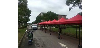 戶外擺攤遮陽棚雨棚折疊伸縮四角傘廣告傘四方傘遮陽蓬四腳傘大傘廣西/南寧